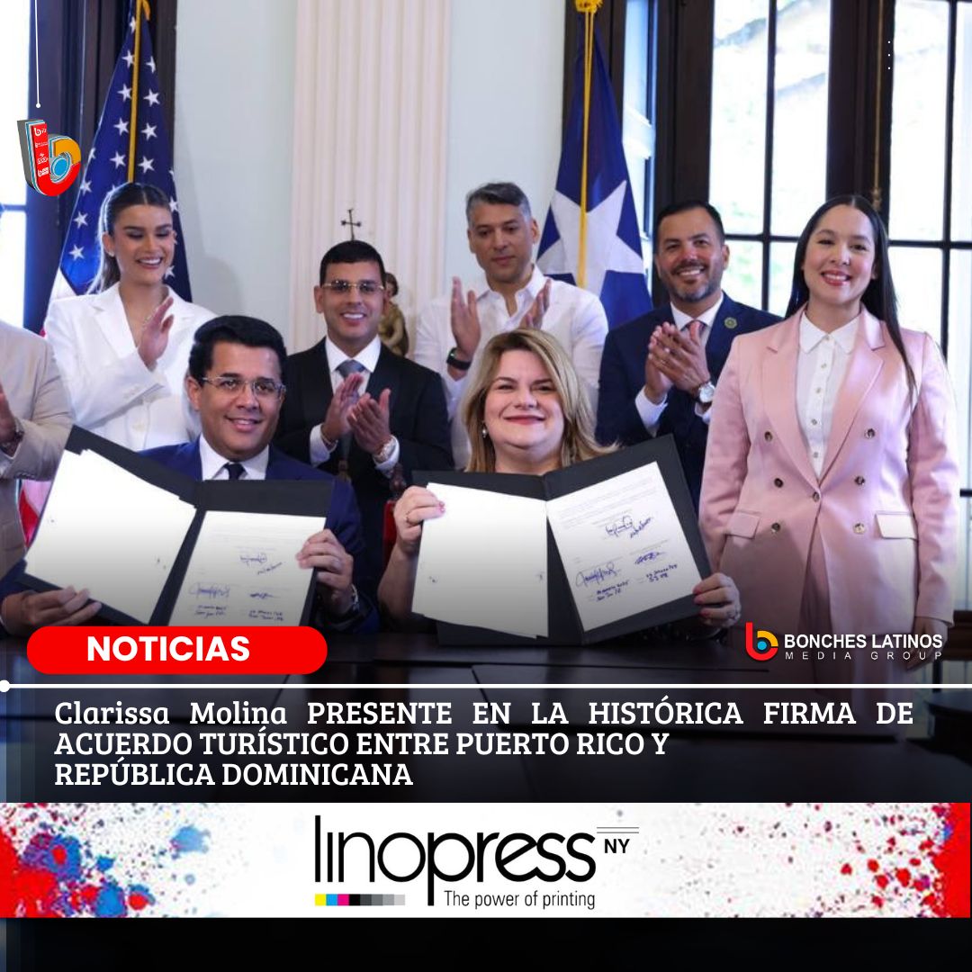 Clarissa Molina PRESENTE EN LA HISTÓRICA FIRMA DE ACUERDO TURÍSTICO ENTRE PUERTO RICO Y REPÚBLICA DOMINICANA